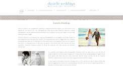 Desktop Screenshot of danielleweddings.com
